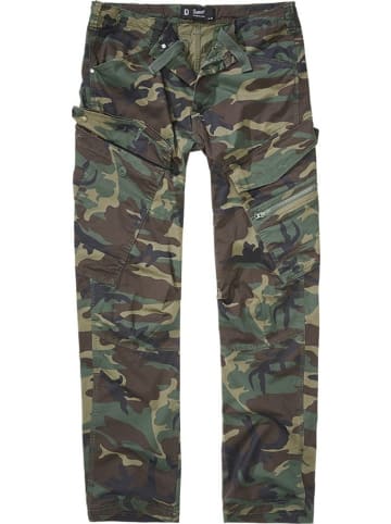 Brandit Cargohose "Adven Slim Fit Pants" in Camouflage