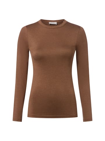 OPUS Langarmshirt Sifa in taupe