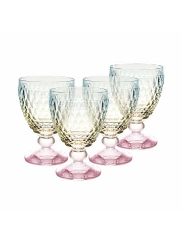 Villeroy & Boch 4er Set Rotweingläser Boston Pearl 200 ml in bunt