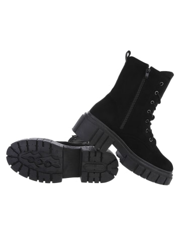 Ital-Design Stiefelette in Schwarz