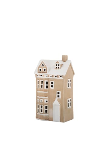 Chic Antique Chamonix Lichthaus 8 aus Keramik für Teelicht in beige