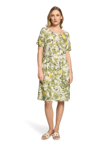 CARTOON Casual-Kleid mit Eingrifftaschen in Cream/Green