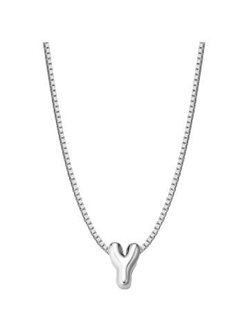 Glanzstücke München Kette Buchstabe Y aus Sterling Silber in silber