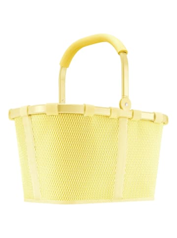Reisenthel carrybag - Einkaufskorb (frame twist powder blue) in frame mesh lemon