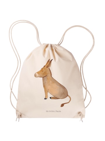 Mr. & Mrs. Panda Alltagstasche Esel ohne Spruch in Creme