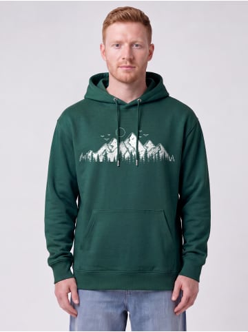 wat? Apparel Sweatshirt Mountains in Glazed Green