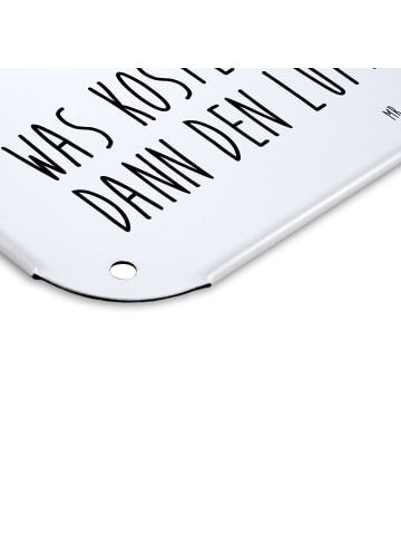 Mr. & Mrs. Panda Wandbild Einhorn Luftballon mit Spruch in Weiß