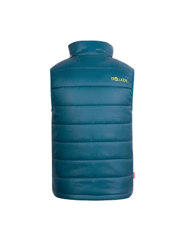 Trollkids Funktionsweste Trondheim in petrol