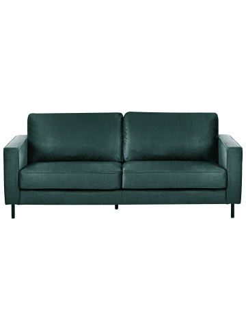Beliani 3-Sitzer Sofa SAVALEN in Grün/Schwarz - (W) 204 x (H) 87 x (L) 91 cm