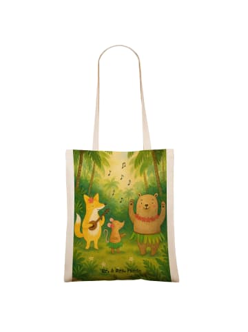 Mr. & Mrs. Panda Jutebeutel Waldtiere Aloha Design ohne Spruch in Weiß