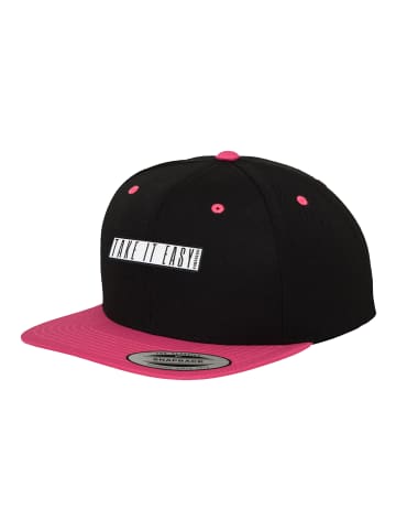 F4NT4STIC Snapback 2-Tone Snapback 2-Tone Take It Easy in Black Neon Pink