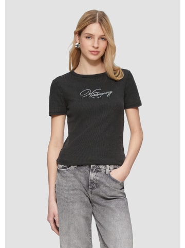 QS T-Shirt in 99D0_schwarz