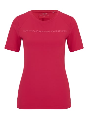 Venice Beach Rundhalsshirt VB Bex in ruby red