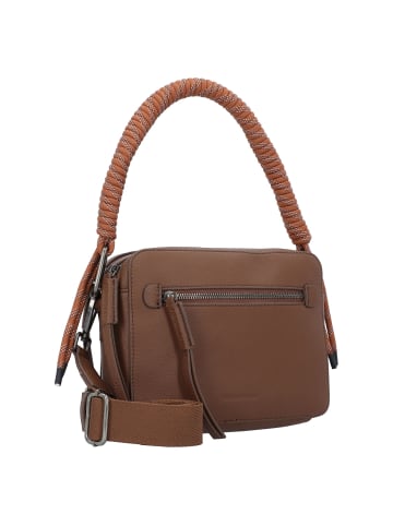 FREDs BRUDER Nea Schultertasche Leder 23 cm in dark-amber