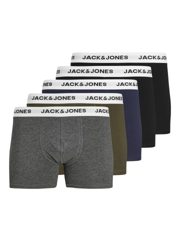 Jack & Jones Boxershorts 5er-Pack Basic Set Trunks Unterhosen JACBASIC in Mehrfarbig