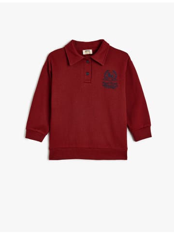 KOTON Sweatshirt in Bordo