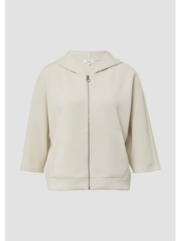s.Oliver Sweatshirt Jacke in 0750_natur