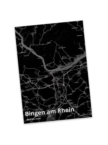 Mr. & Mrs. Panda Postkarte Bingen am Rhein mit Spruch in Keine Angabe