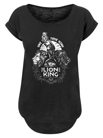 F4NT4STIC Long Cut T-Shirt Disney König der Löwen One True King in schwarz