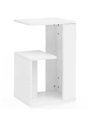 KADIMA DESIGN Beistelltisch WL5.696 35x29,5x60 cm Holz Design Anstelltisch in Weiß