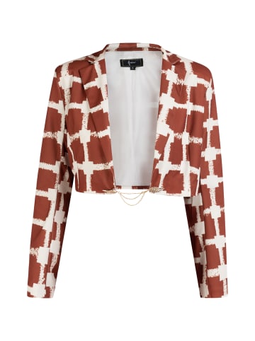 faina Damen Jacke in Orange Weiss