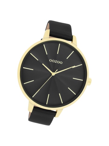 Oozoo Armbanduhr Oozoo Timepieces schwarz extra groß (ca. 48mm)