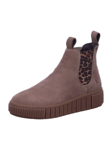 Tamaris Chelseaboots in TAUPE/LEOPARD