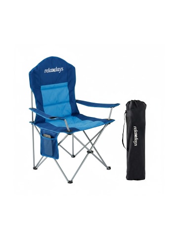 relaxdays Camping Stuhl in Blau