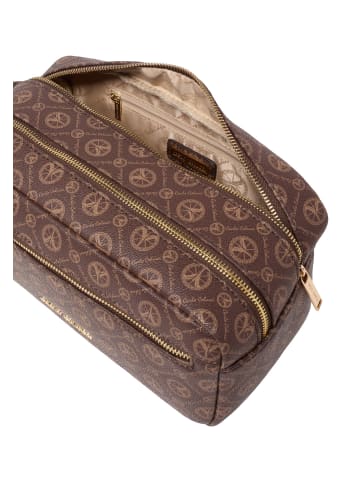 Carlo Colucci Kosmetiktasche Dellantonio in Braun