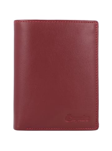 Esquire Peru Geldbörse RFID Leder 9,5 cm rot