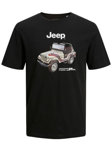 Jack & Jones Rundhals T-Shirt für Herren in schwarz