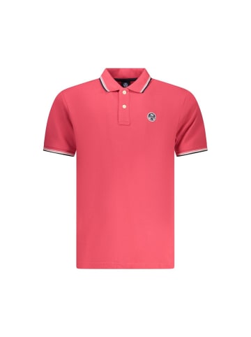 North Sails Rot Baumwolle Herren Polo