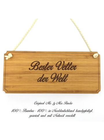 Mr. & Mrs. Panda Werbeschild Vetter mit Spruch in Keine Angabe