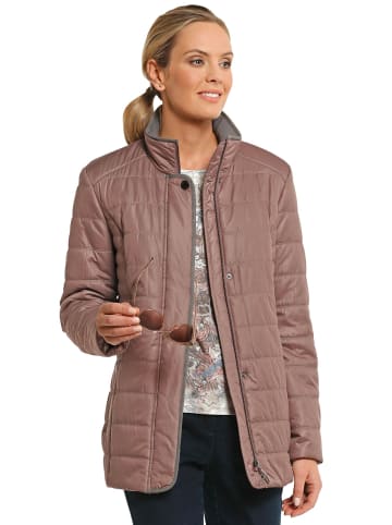 GOLDNER Detailreiche Steppjacke in mauve