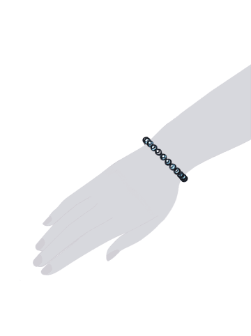 Valero Pearls Perlen-Armband Süßwasser-Zuchtperle in blau