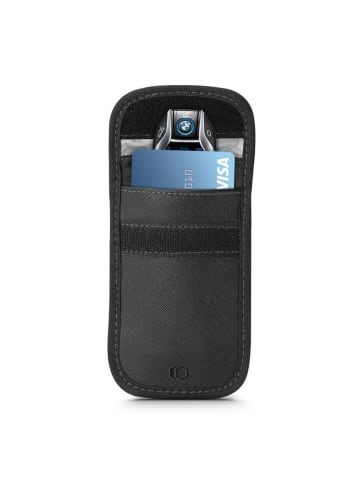 TechProtect RFID-Hülle Autoschlüssel in Schwarz Autoschlüsseletui Schutz in Schwarz