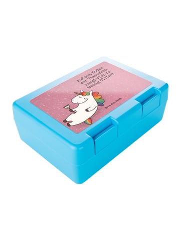 Mr. & Mrs. Panda Bentobox Einhorn Blümchentail Design mit Spruch in Weiß