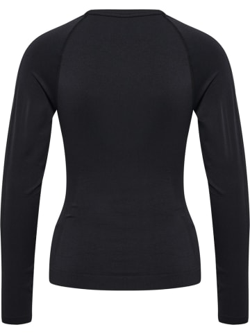 Hummel T-Shirt "Hmltif Seamless T-Shirt L/S" in Schwarz