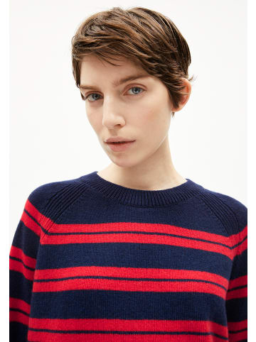 armedangels Strickpullover Liliriaa in marine rot - 0001