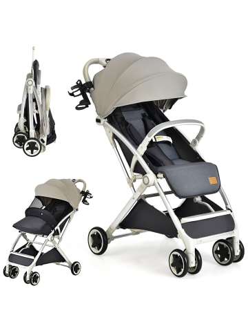 COSTWAY Kinderbuggy 0-36 Monate in Grau