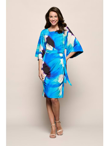 Mart Visser Kleid mit Mailänder Print, blau/mehrfarbig