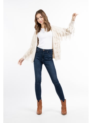 IZIA Damen Strickjacke in WOLLWEISS