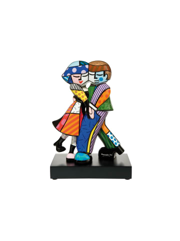 Goebel Figur " Romero Britto Cheek to Cheek " in Britto - Cheek to Cheek