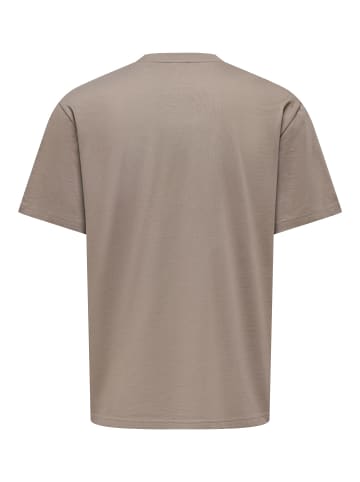 ONLY & SONS T-shirt in Desert Taupe