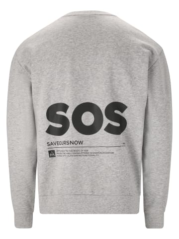 SOS Sweatshirt Bovec in 1005 Light Grey Melange