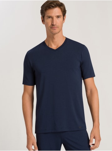 Hanro V-Shirt Casuals in deep navy