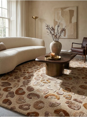 KADIMA DESIGN Teppich Kurzflor Strapazierfähig SABLE Tiermotiv Wohnzimmer Modern in Natur