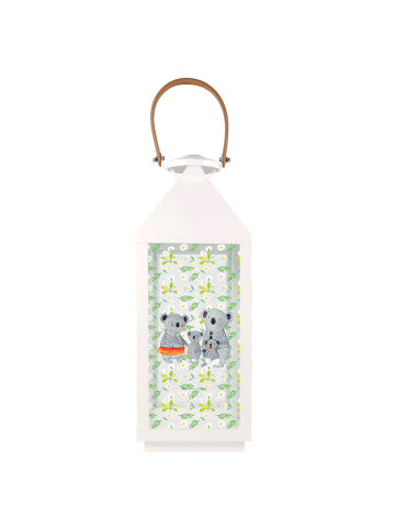 Mr. & Mrs. Panda Laterne Koala Familie ohne Spruch in Transparent