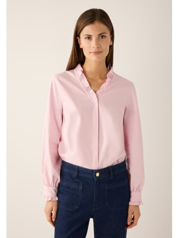 More & More feminine Stretch-Langarmbluse in sorbet rose