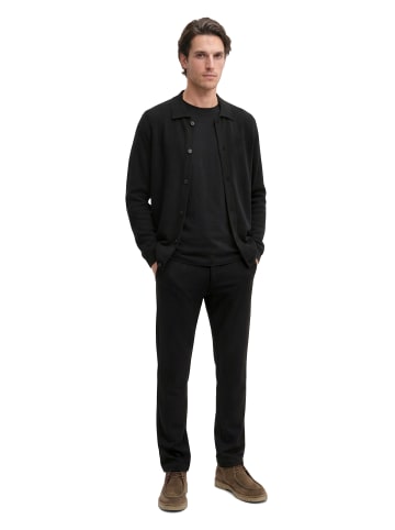 Marc O'Polo Polo-Strickjacke regular in Schwarz